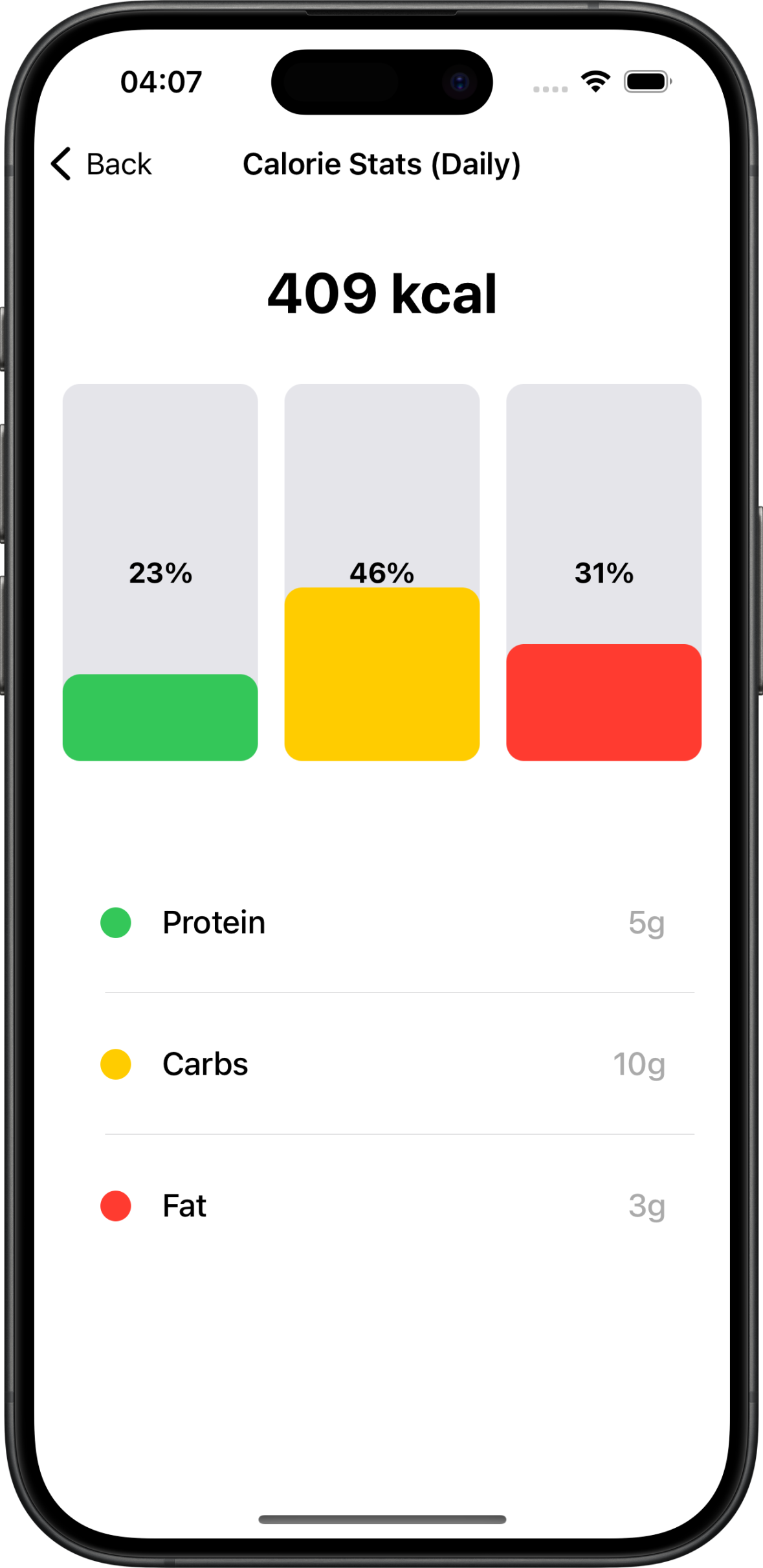 NutriPlus screenshot 2